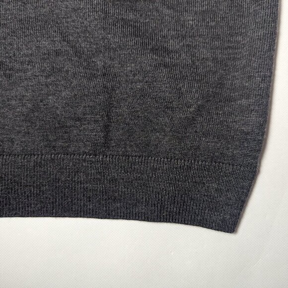 NEW-Big&Tall Mens Hart Schaffner Marx Sweater Vest Fine Merino Wool Gray MSRP$90 - Picture 2 of 7